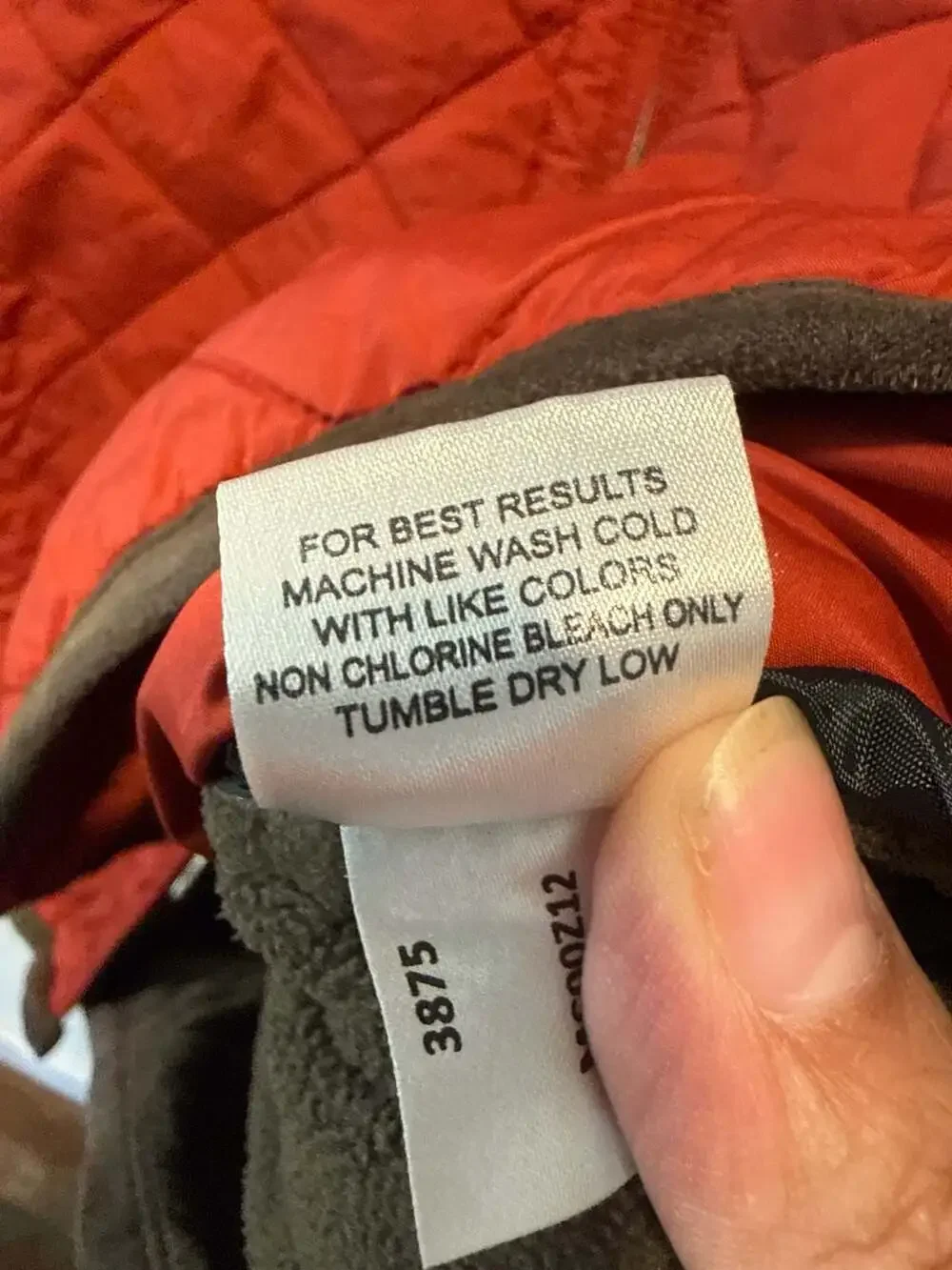 Peter Millar Red Quilted Fleece-Lined Suffolk Travel Jacket Size Large - Picture 5 of 7